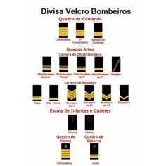 DIVISA VELCRO BOMBEIROS -...