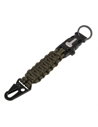Chaveiro Paracord Keychain 5in1, Army...