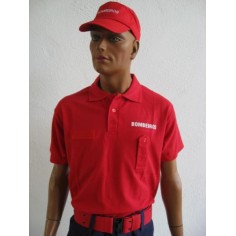 Red Short Sleeve Polo Shirt