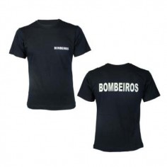 T-shirt Bombeiro - estampada